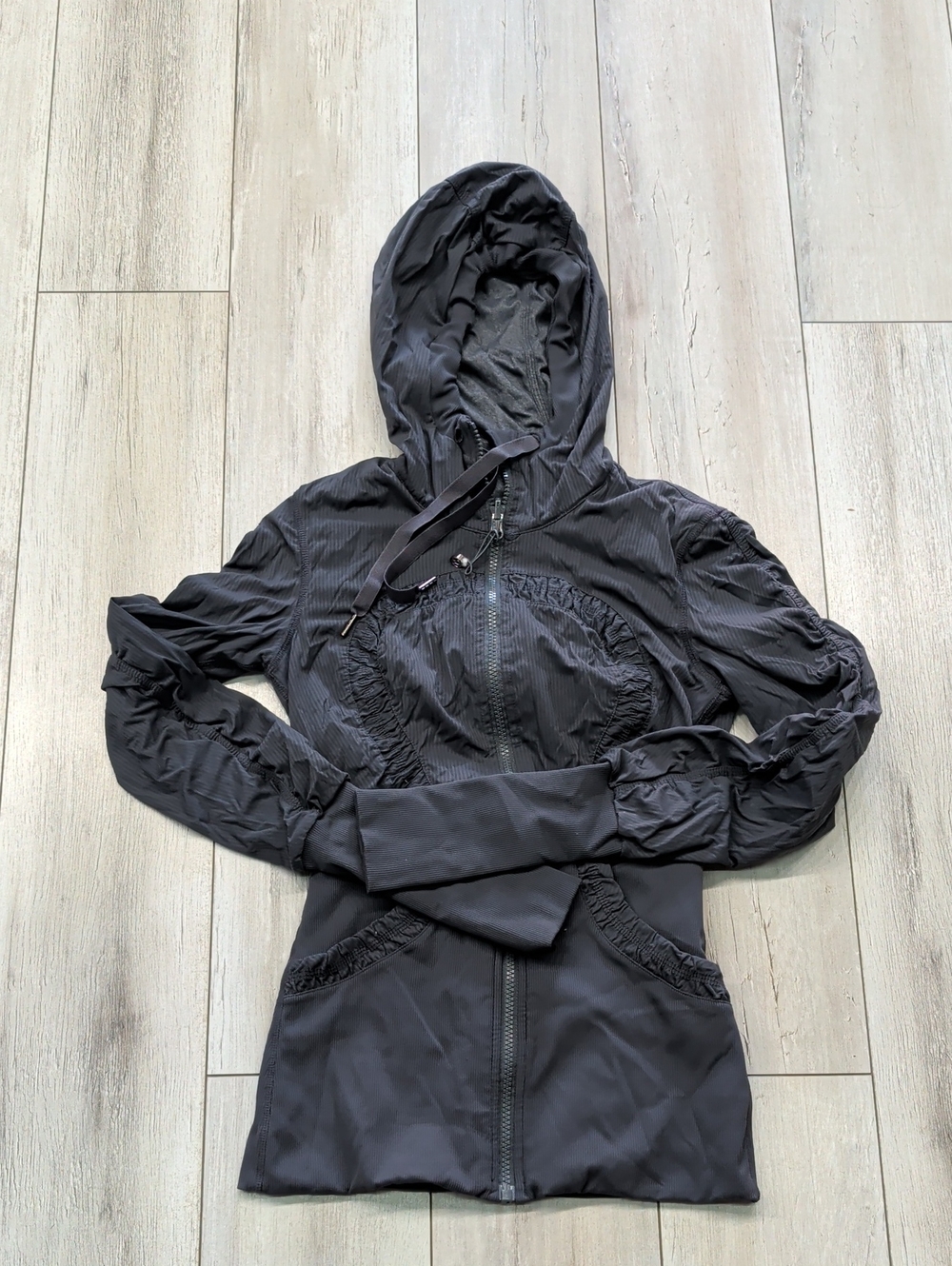 Women’s Hooded Lightweight Jacket - Black